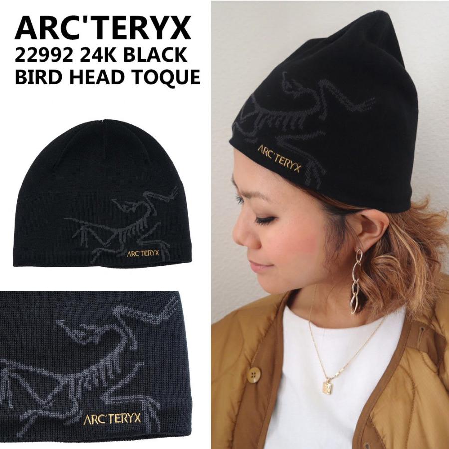 ARC'TERYX アークテリクス ニット帽 22992 24K BLACK BIRD HEAD ARC'TERYX アークテリクス ニット帽 22992 24K BLACK BIRD HEAD
