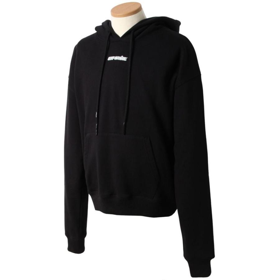 【OFF WHITE 】ダイアゴナルハンド パーカー フーディー　オーバーサイズ M Off-White(オフホワイト) パーカー・フーディ(メンズ) - ブランド