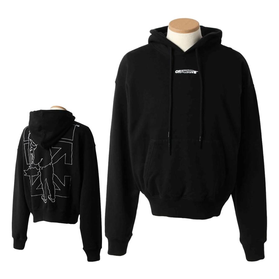 オフホワイトパーカー