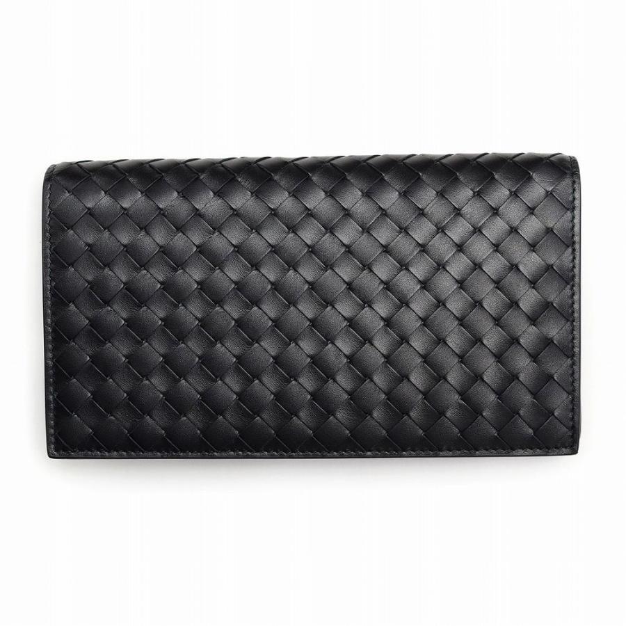 ボッテガヴェネタ 長財布 二つ折り 316005 V4651 1000 NERO イントレ 