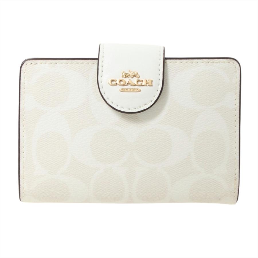 COACH 二つ折り財布 C0082/MIDC ホワイトカーキ COACH（コーチ） コーチアウトレット 二つ折り財布 C0082 レディース