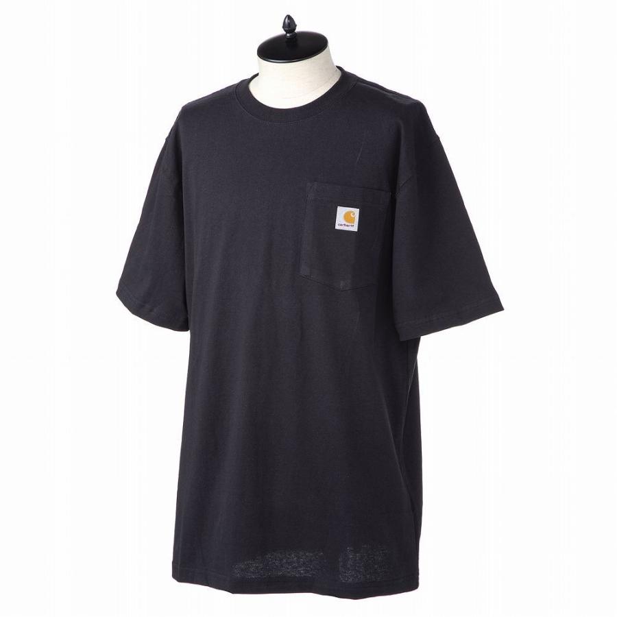 Carhartt（カーハート） Tシャツ ブランド K87 ブラック メンズ