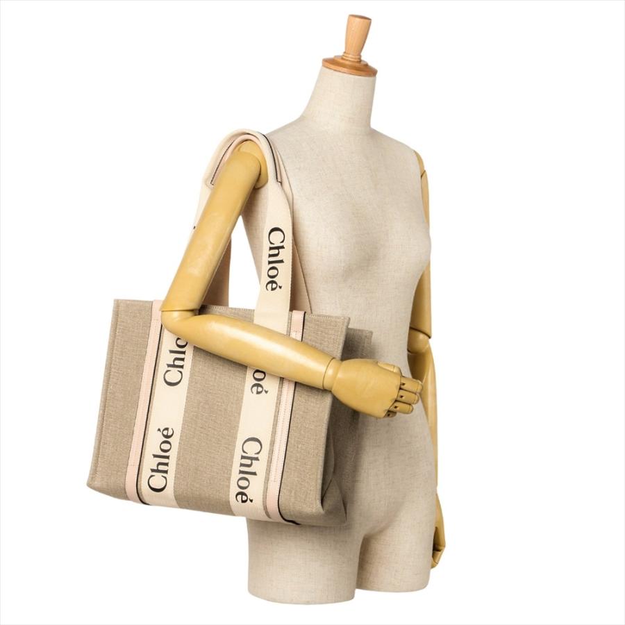 Chloe クロエ chloe トートバッグ woody ウッディ ミディアム