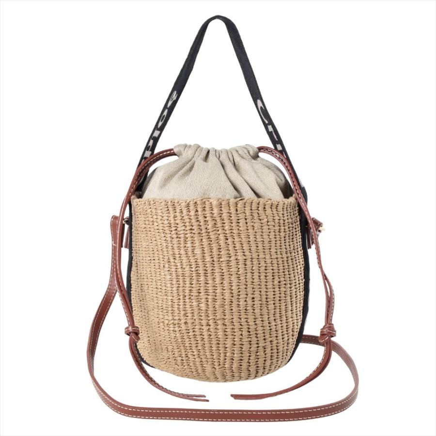 Chloe（クロエ） Woodyスモールトートバッグ バスケット ショルダー