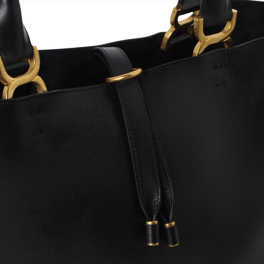 クロエ トートバッグ CHC23SS651 J89 001 Black MARCIE CHLOE／レザー 黒 A4対応 通勤 オフィス ポイント利用 爆買の画像