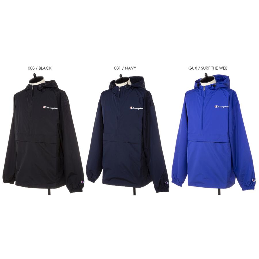 チャンピオン ジャケット (3色) パッカブル PACKABLE JACKET V1012 ナイロンジャケット マウンテンパーカー シャカシャカ ポケッタブル アウトドア CHAMPION｜soleil2020｜02