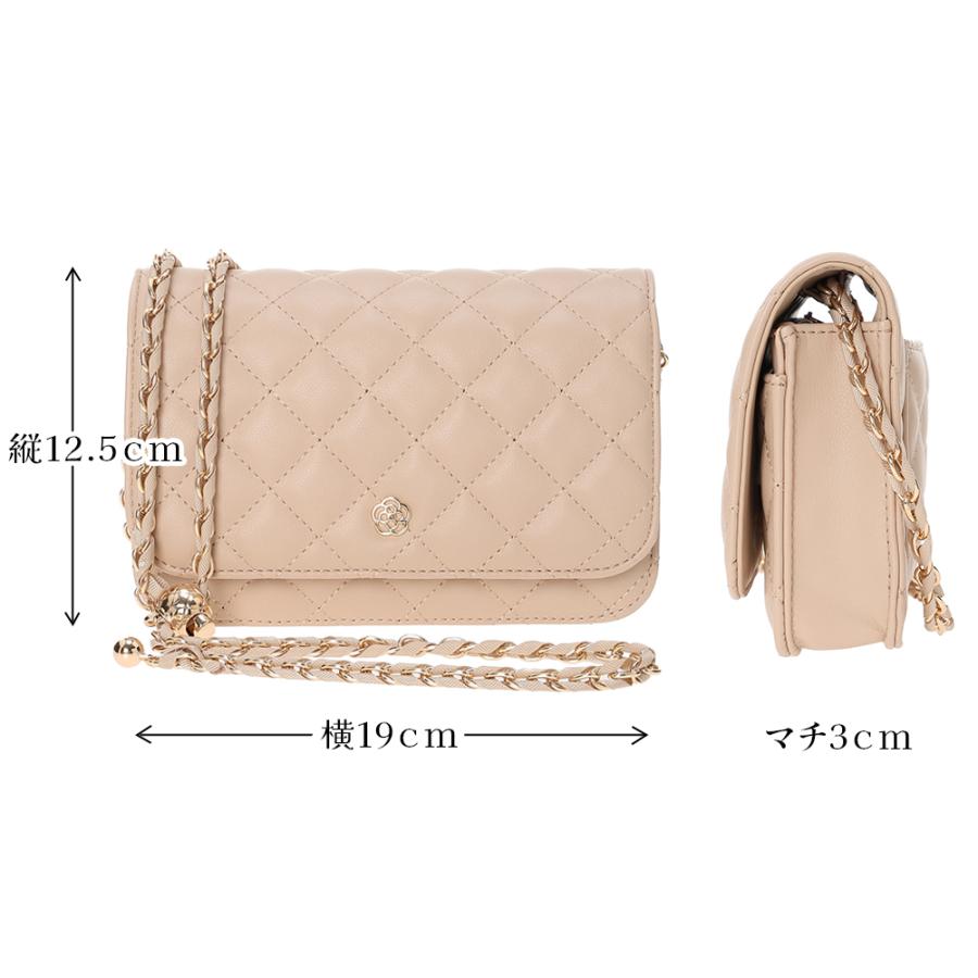 CLATHAS（クレイサス） キルティング チェーンウォレット ウォレット