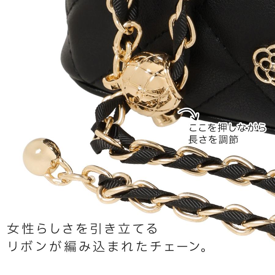 最終値下げ今だけ♡ノベルティ　ショルダーバッグ　チェーンウォレット　キルティング CLATHAS（クレイサス） キルティング チェーンウォレット ウォレット