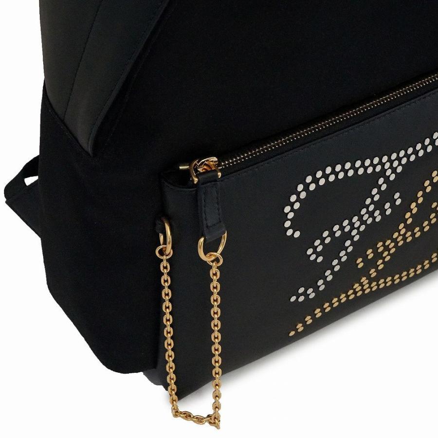 フェンディ バックパック 7VZ042 A8VE F15ZW カリグラフィー スタッズ メンズ FENDI ポイント利用 爆買の画像