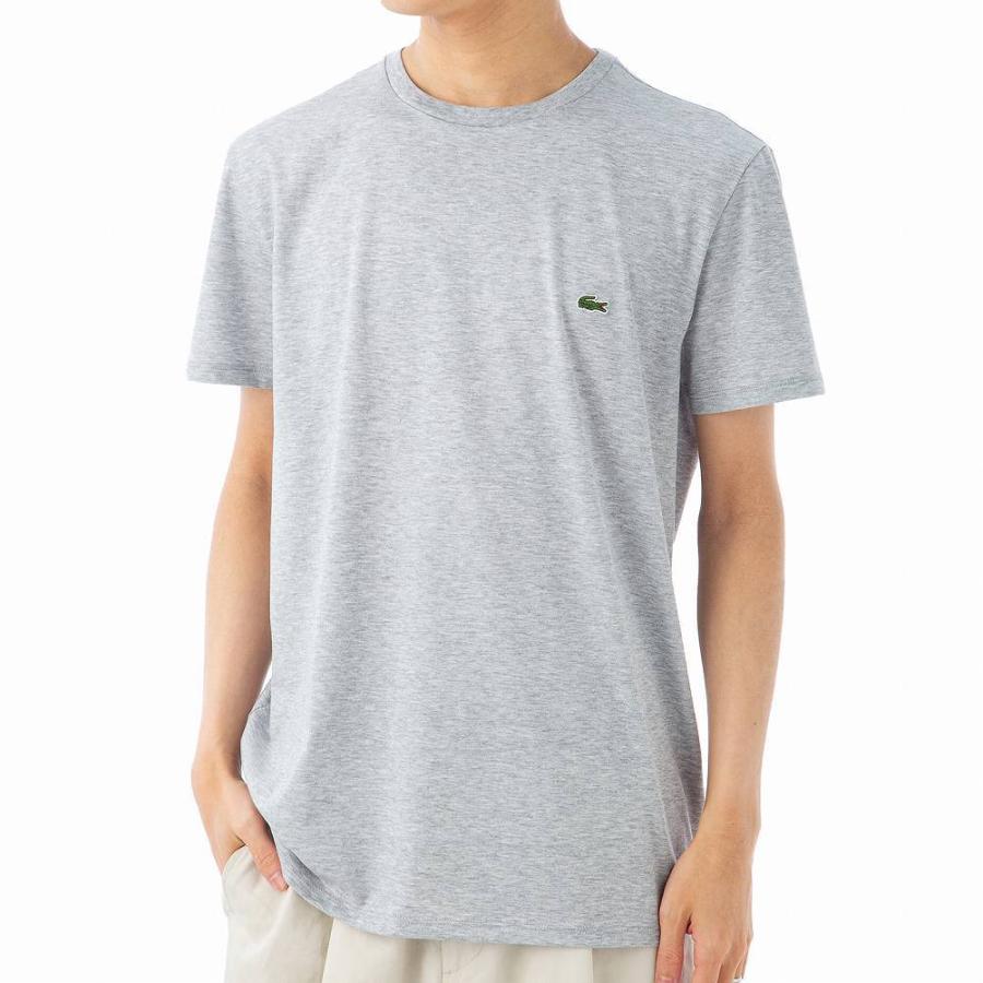 LACOSTE（ラコステ） Tシャツ ブランド TH6709 CCA クルーネック ワニ 