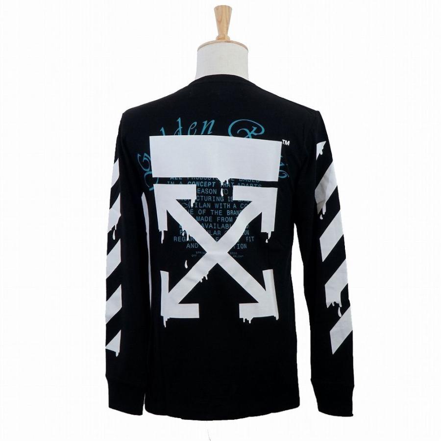 off white オフホワイト ロンT DRIPPING ARROWS LONG SLEEVES TEE 