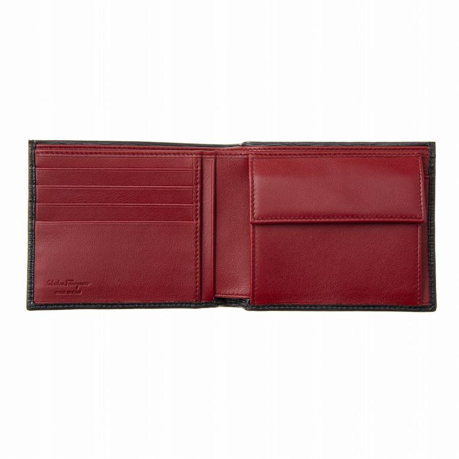 FERRAGAMO（フェラガモ） 折り財布 66A065 685986 型押し ガンチーニ