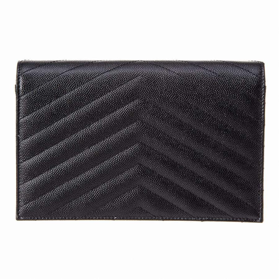 サンローラン 393953 BOW01 チェーンウォレット SAINT LAURENT サンローラン チェーン付き長財布 393953 BOW01 1000