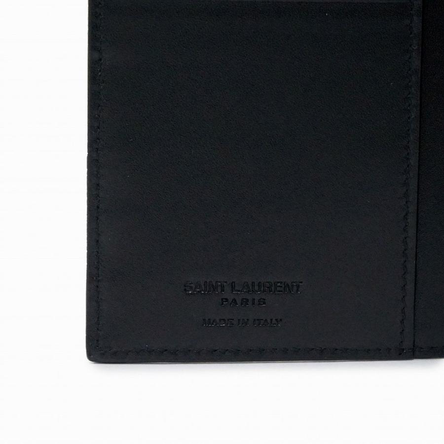 SAINT LAURENT サンローラン 長財布 396308 0U90N 1000 ロゴ 型押し