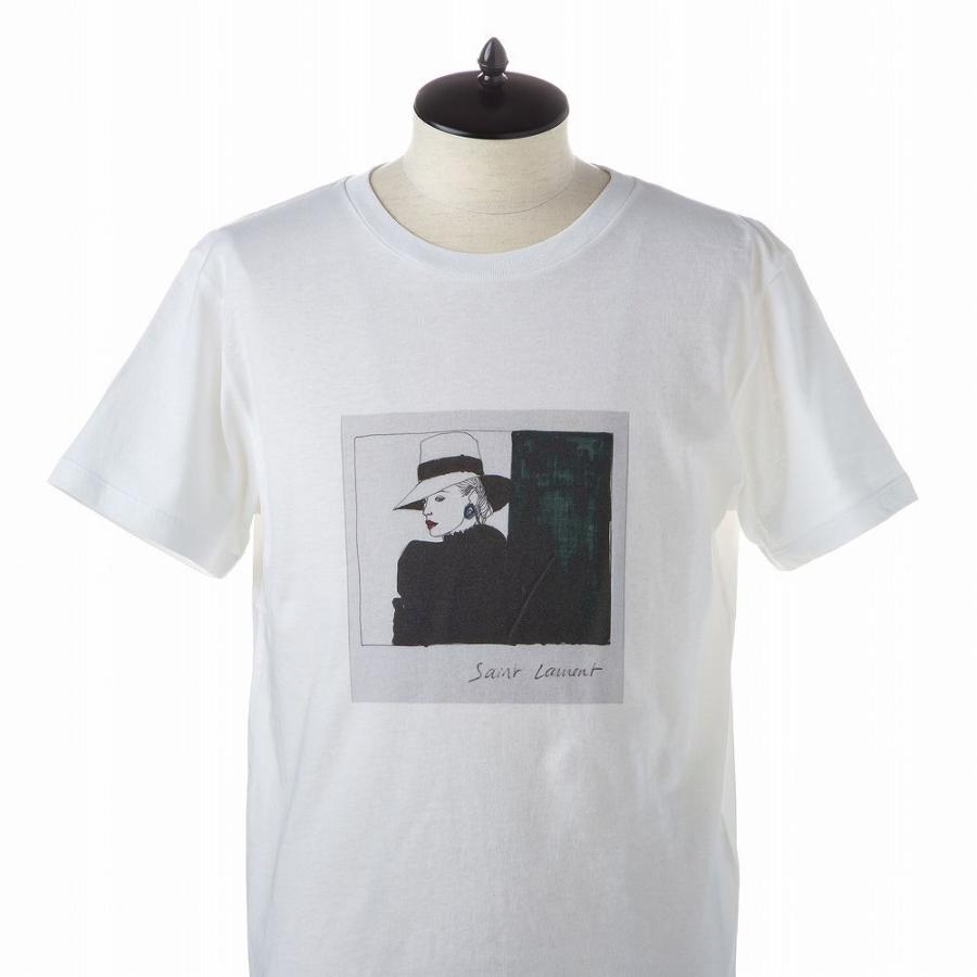 【Saint Laurent】クルーネック 半袖 Tシャツ ロゴ入り 楽天市場】SAINT LAURENT サンローラン Tシャツ 672370 Y36JG