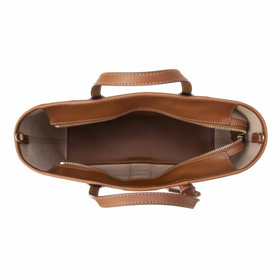 TORY BURCH キャンバス レザー 2way ミニバッグ TORY BURCH（トリーバーチ） トートバッグ GEMINI LINK CANVAS SMALL