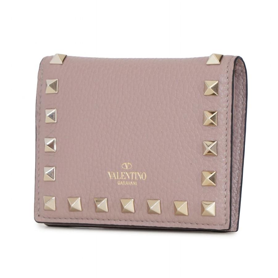 VALENTINO ヴァレンティノ レディース 二つ折り財布 ブラック VALENTINO ヴァレンティノ レディース 二つ折り財布 ブラック