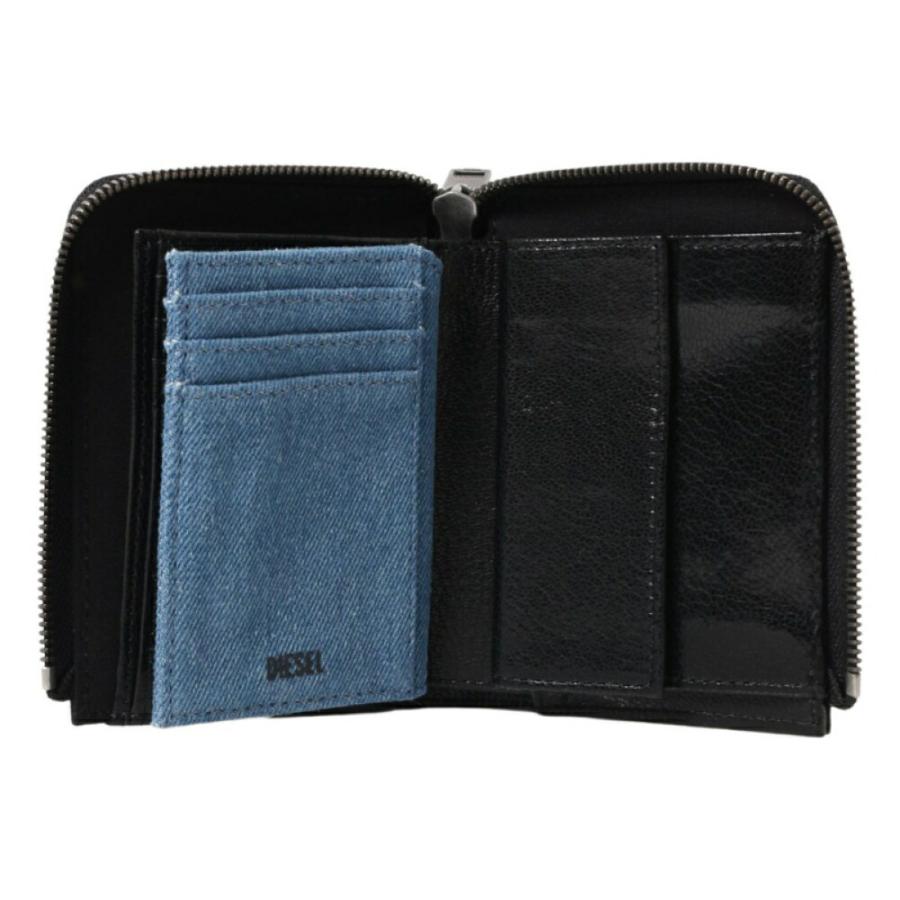 DIESEL（ディーゼル） 財布 X07323 P4229 H1146 BLACK/BLUE DIESEL