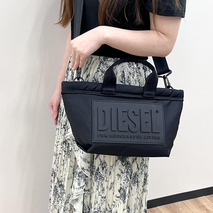 DIESEL ディーゼル トートバッグ X08084 P3102 T8013 Black DIESEL ディーゼル トートバッグ X08084 P3102 T8013 Black
