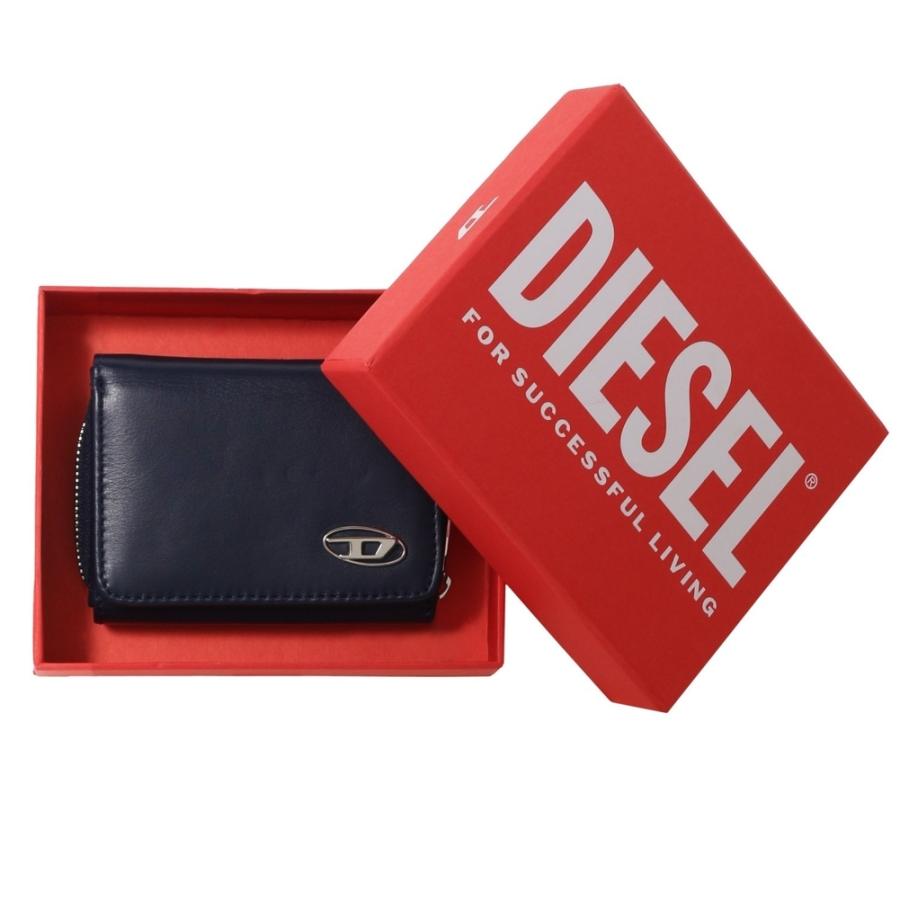 DIESEL（ディーゼル） 三つ折り財布 X08430 PR227 T6328 Navy メンズ