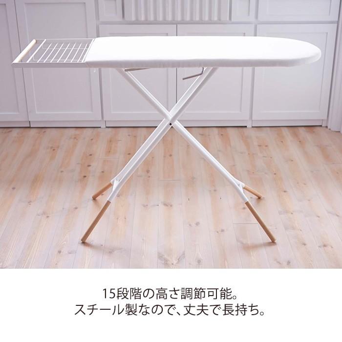 トスカ tosca スタンド式アイロン台 トスカ wh ホワイト | アイロン台 折りたたみ 省スペース おしゃれ スタイリッシュ|solemo|05