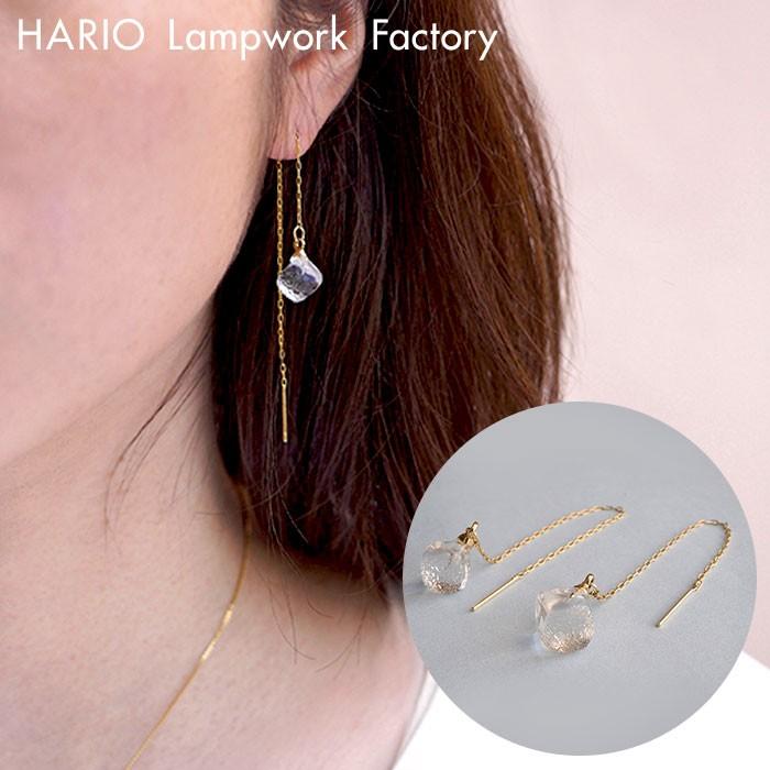 ハリオランプワークファクトリー Hario Lampwork Factory Lwf ピアス メルティーキューブ Haa Mc 002p ガラス おしゃれ かわいい Solemo ソレモ 通販 Paypayモール