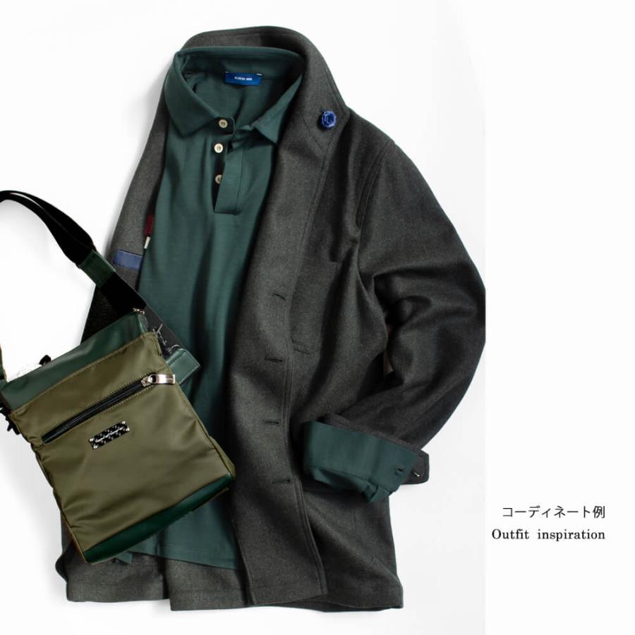 【 Albeni 1905 ／ アルベニ 】 全３色　ウール100％長袖ポロシャツ [alb0005]の画像