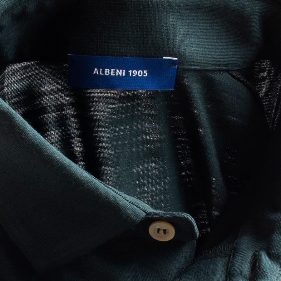 【 Albeni 1905 ／ アルベニ 】 全３色　ウール100％長袖ポロシャツ [alb0005]の画像