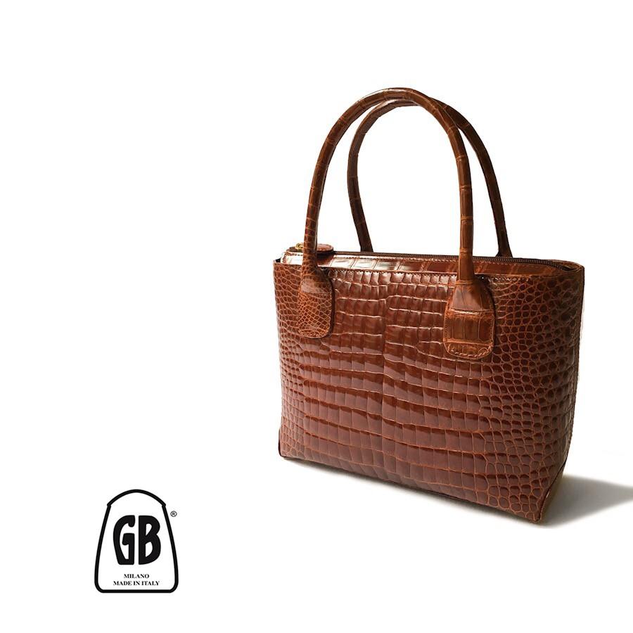 バッグ ミニトートバッグ メンズ レディース カジュアル ブランド Borri ボッリ クロコダイル ポロサス 本革 エキゾチックレザー Bor0001 銀座 Hiko 通販 Yahoo ショッピング