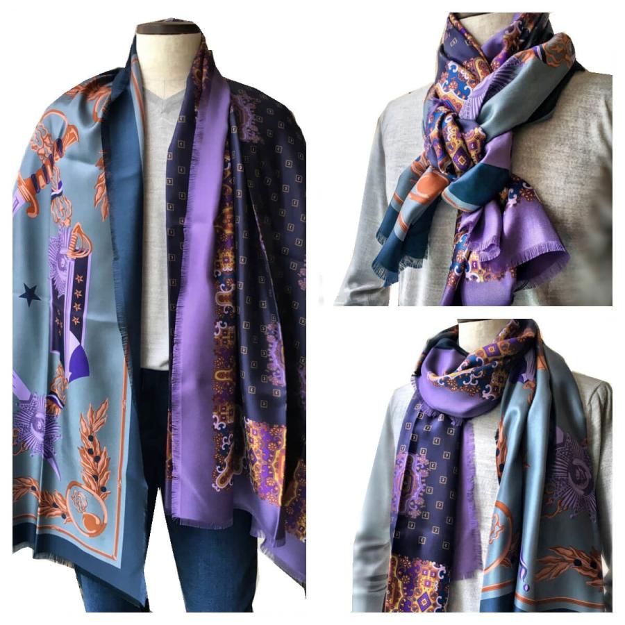 珍しい 大判 Ferrari Franco フランコフェラーリ ブランド レディース メンズ マフラー ストール 一流メゾンのoemを手掛ける工房から待望のオリジナルブランド 財布 帽子 ファッション小物 Agingtrue Org