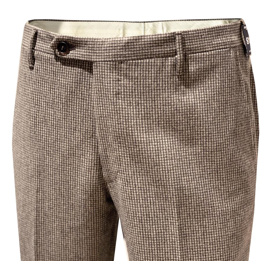 Rota Rota(ロータ) バージンウールパンツ マイクロ千鳥格子柄