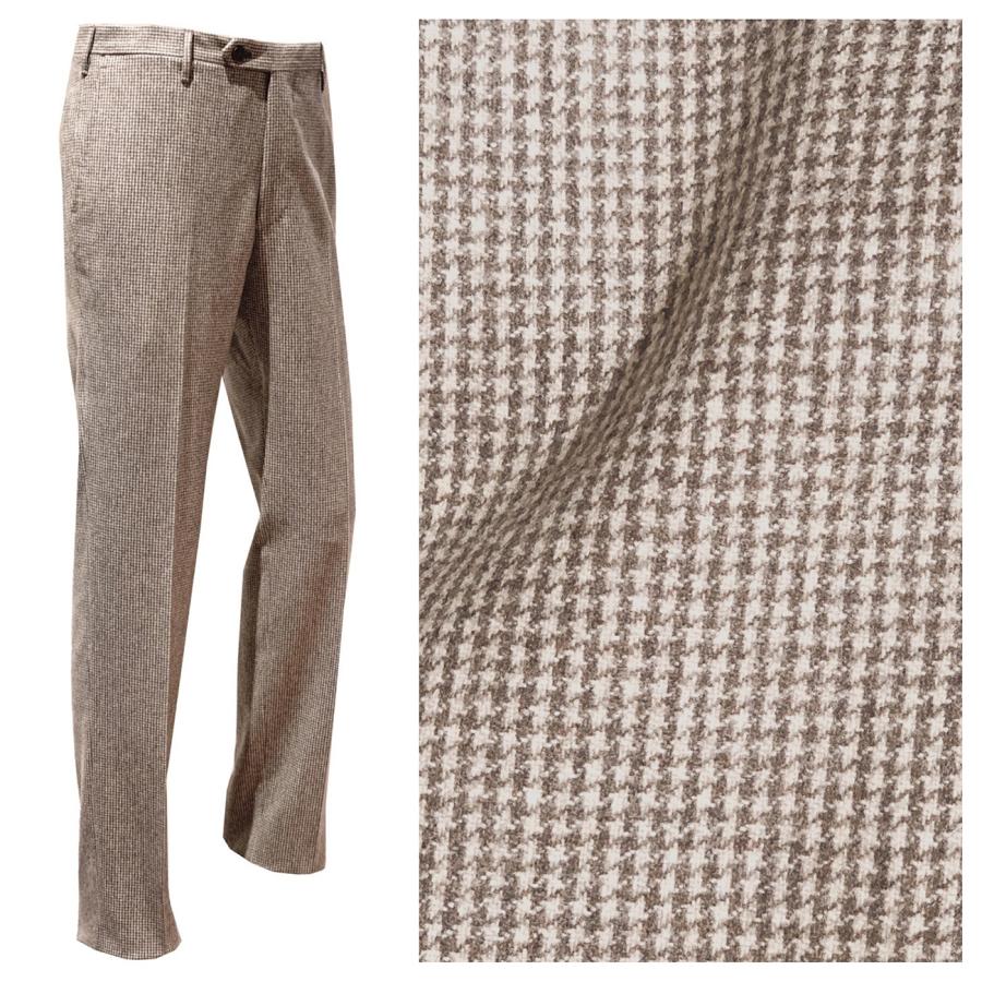 Rota Rota(ロータ) バージンウールパンツ マイクロ千鳥格子柄