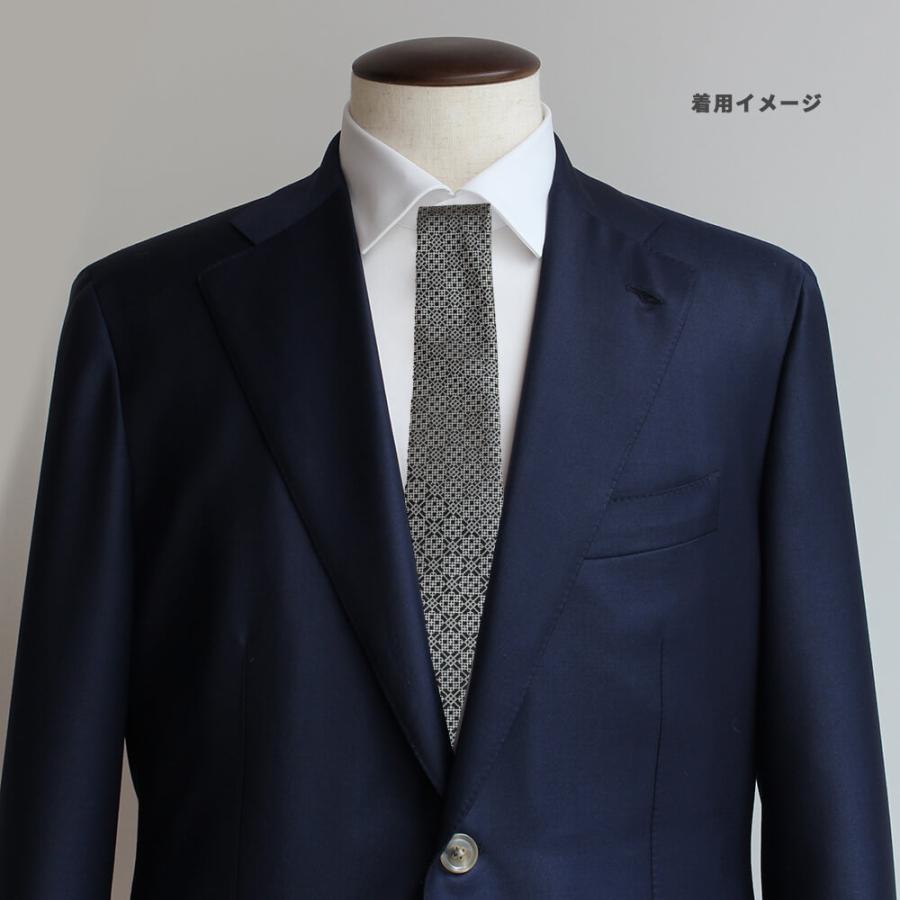 ステファノリッチ ネクタイ シルク プリーツ ネクタイ 立体感と陰影が