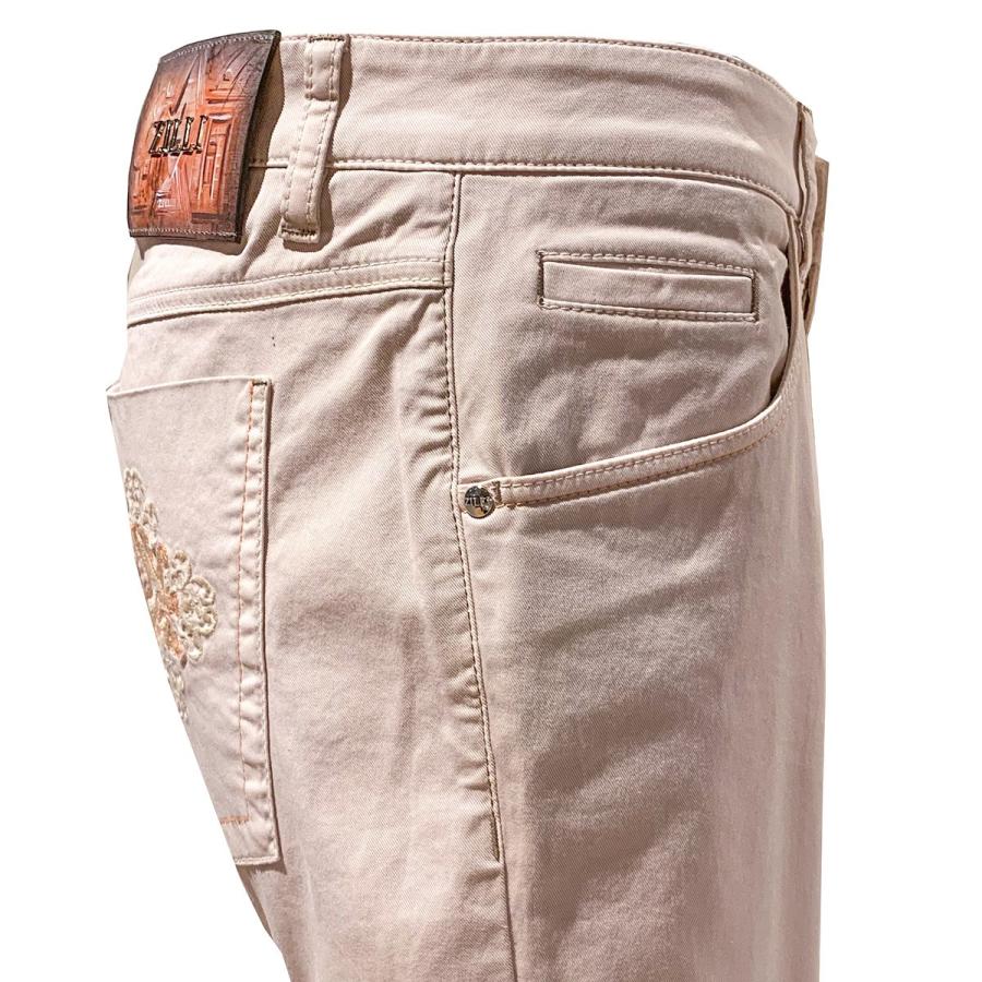 コットン ジーンズ パンツ ボトムス メンズ ブランド 高級 Zilli ジリー グレージュ Zil 銀座 Hiko 通販 Yahoo ショッピング