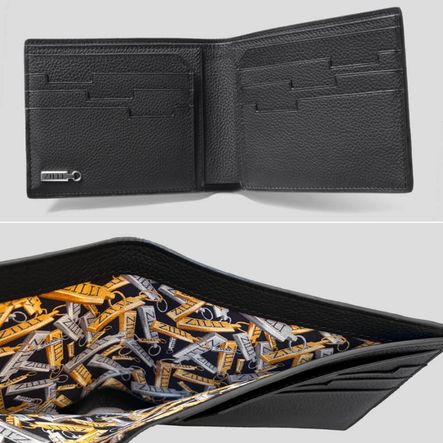 ZILLI(ジリー) 折財布 ワニ革 メンズ レディース ブランド