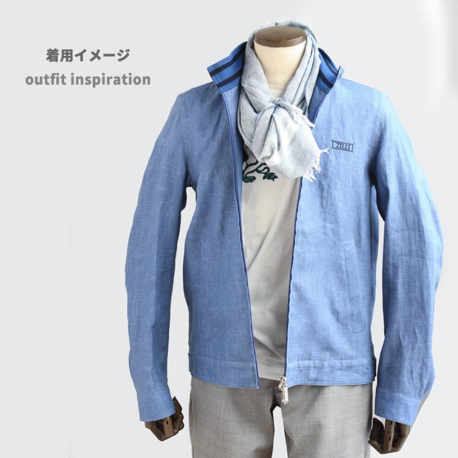 ZILLI／ジリー シルクストール サマーストール マフラー 男女兼用