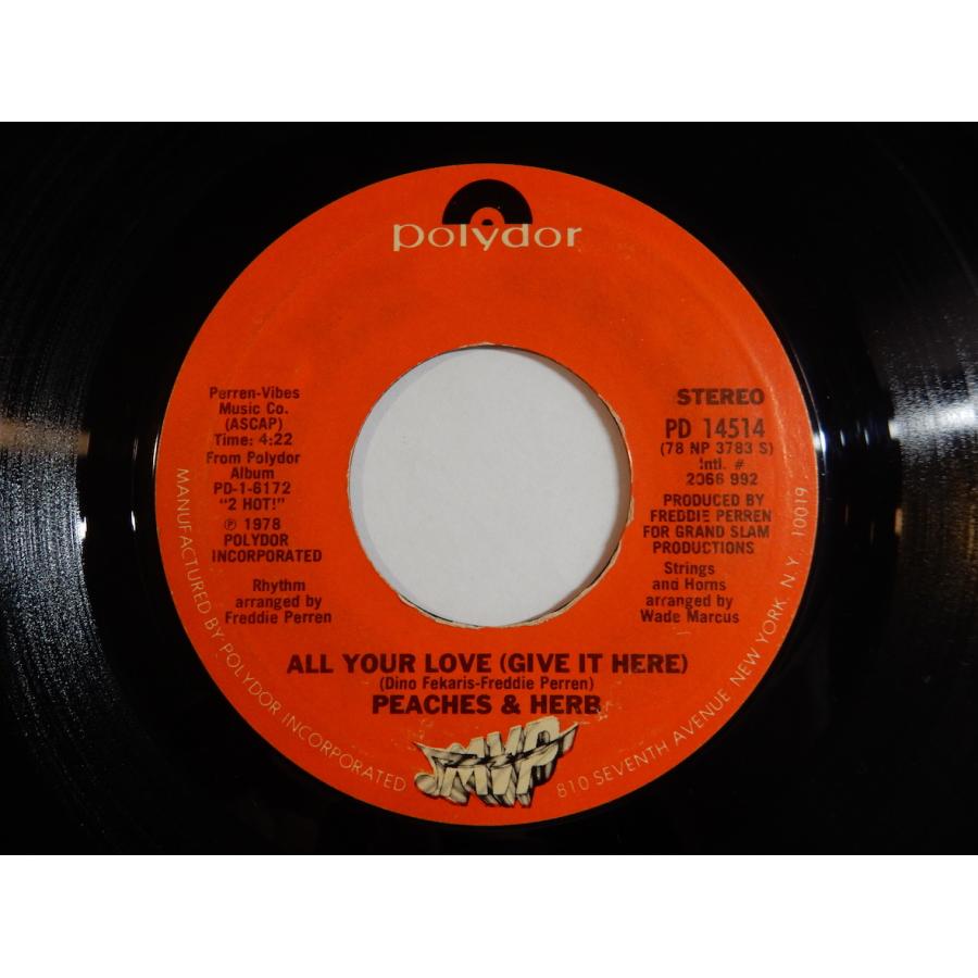 Peaches & Herb Shake Your Groove Thing / All Your Love (Give It Here