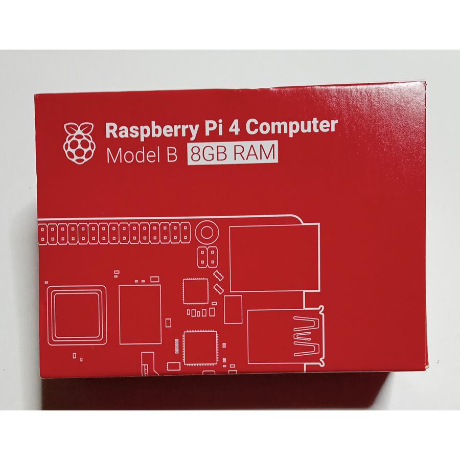 Raspberry Pi 4 model B 8GB (ソニー英国工場製) : raspi4b-8gb-e 