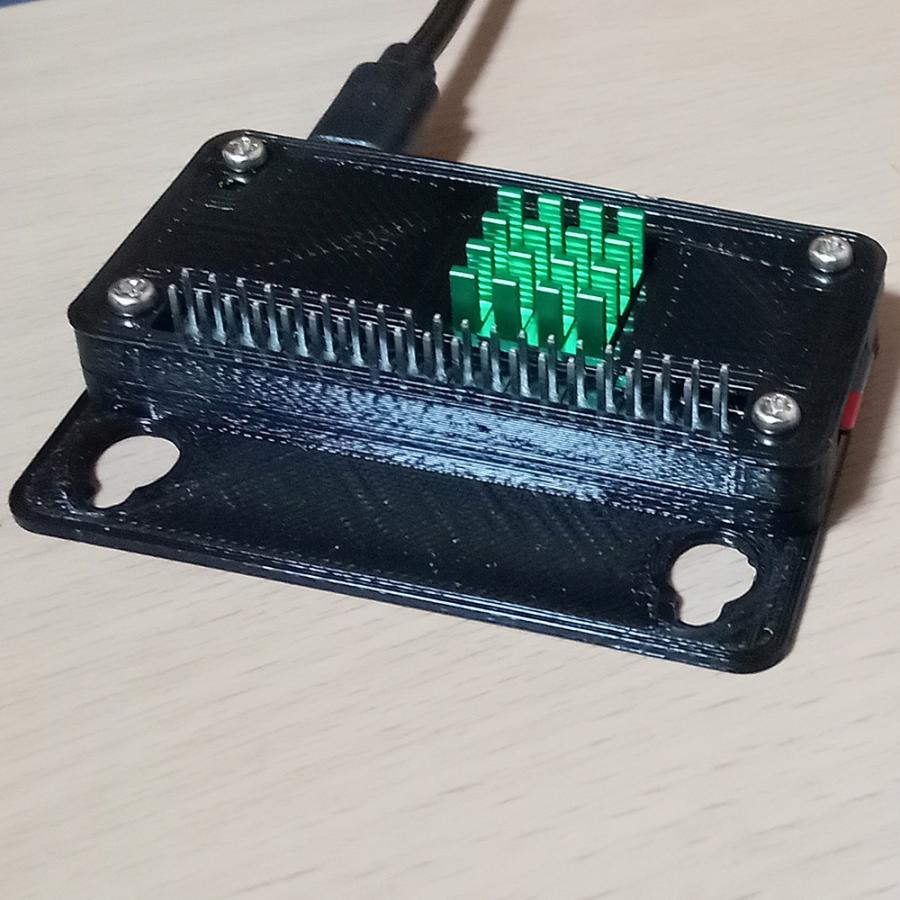 Raspberry Pi Zero 2 WH [SC0721] + オリジナルプラケース試作版