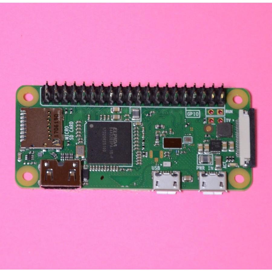 Raspberry Pi Zero WH (ラズベリーパイ ゼロWH) (WiFi、BLE搭載 小型
