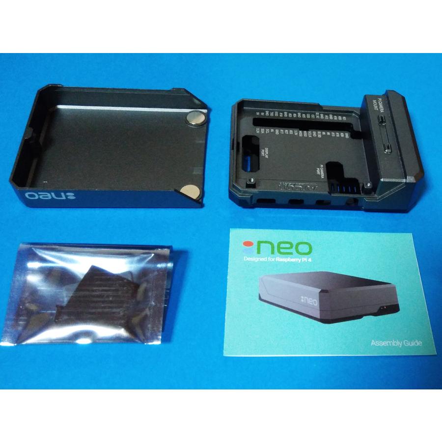 ラズベリーパイ4B用 金属&ABSケース Argon NEO Raspberry Pi 4 Case
