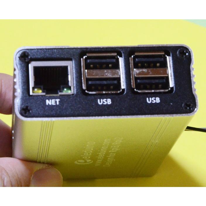 ラズベリーパイ(Raspberry Pi) 3B/3B+用 重厚金属ケース eleduino製