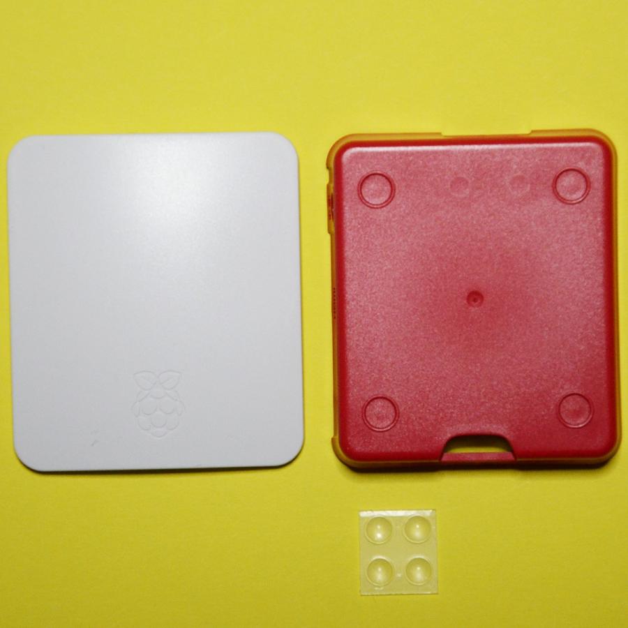 Raspberry Pi 3A+用 公式ケース（赤白） Made in UK [183-3486] 1A+に