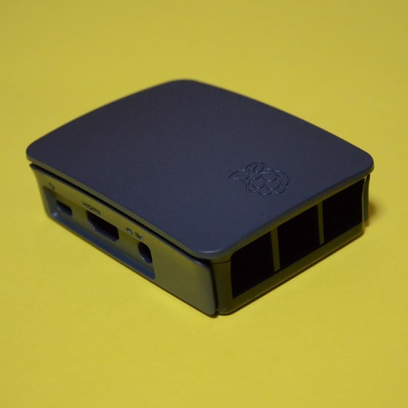 Raspberry Pi 3B/3B+用 公式ケース（黒灰） Case Black/Grey Made in 