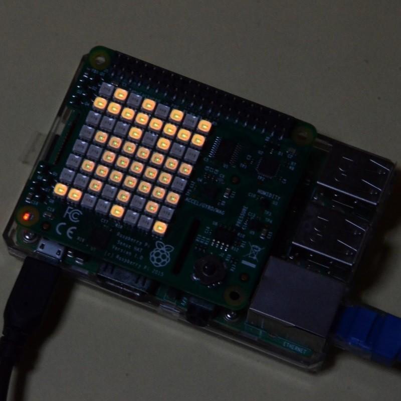 Raspberry Pi Zero WH + Sense HAT V1 + SCD40 連結基板で放熱性良好セット_11