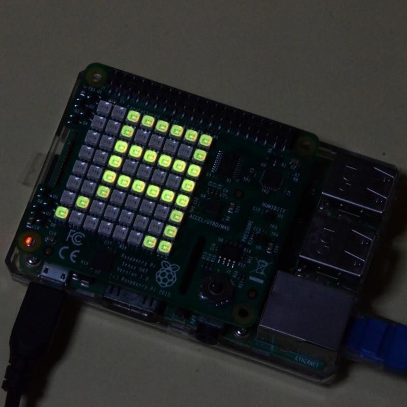 Raspberry Pi Zero WH + Sense HAT V1 + SCD40 連結基板で放熱性良好セット_12
