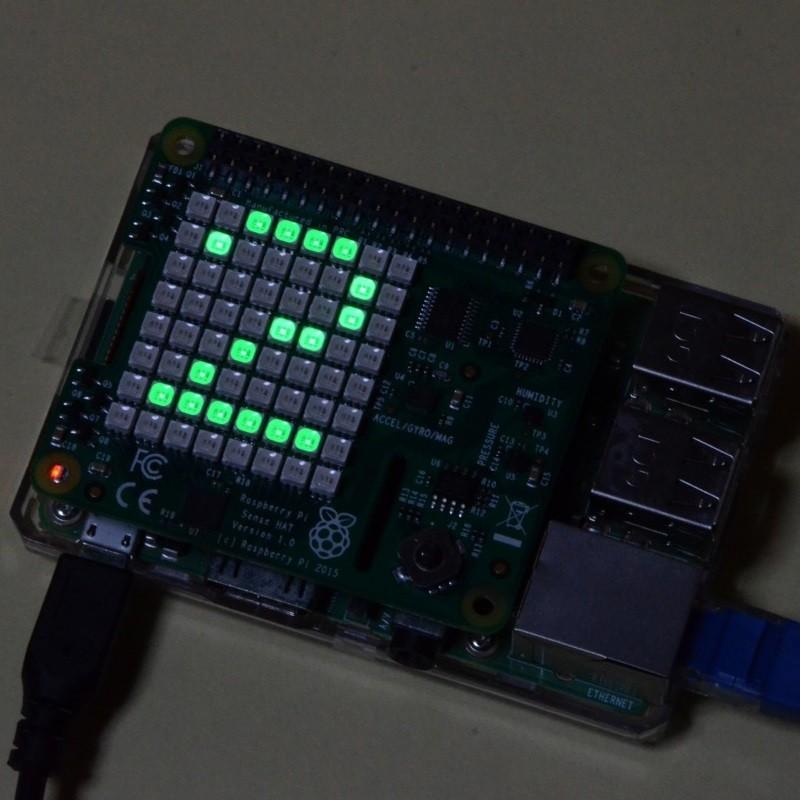 Raspberry Pi Zero WH + Sense HAT V1 + SCD40 連結基板で放熱性良好セット_13