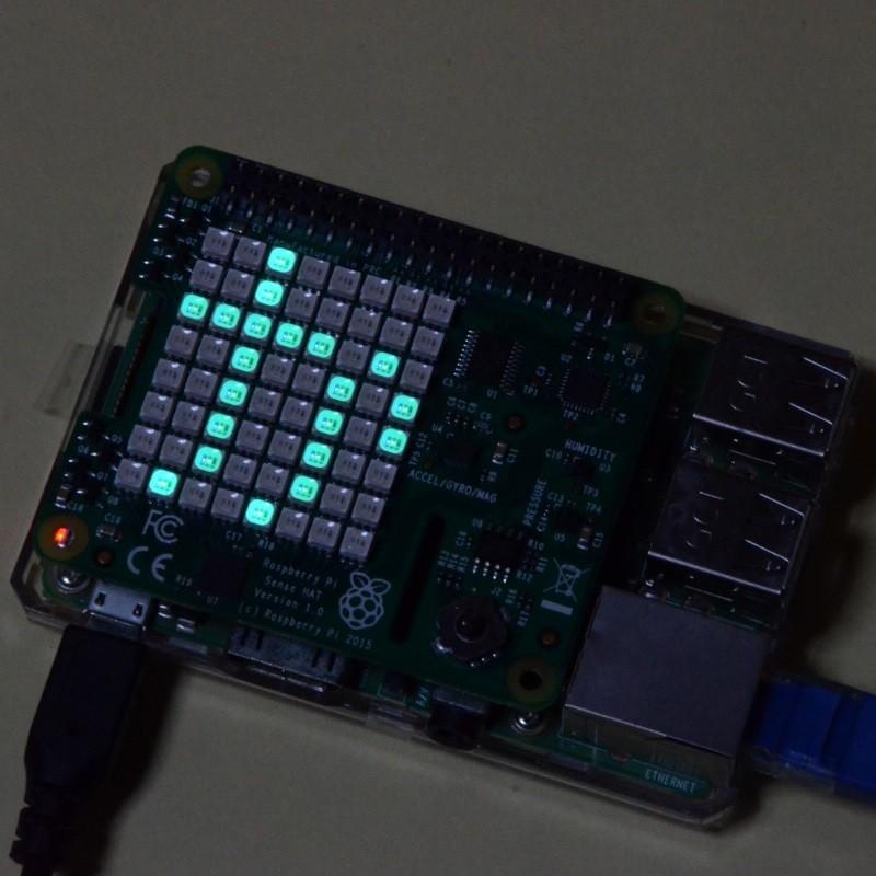 Raspberry Pi Zero WH + Sense HAT V1 + SCD40 連結基板で放熱性良好セット_14
