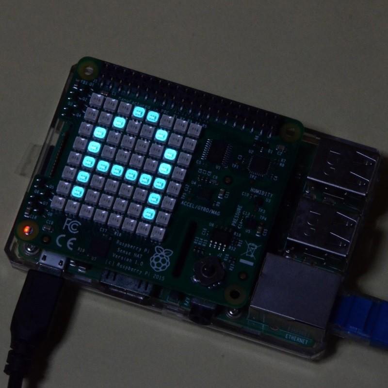 Raspberry Pi Zero WH + Sense HAT V1 + SCD40 連結基板で放熱性良好セット_15