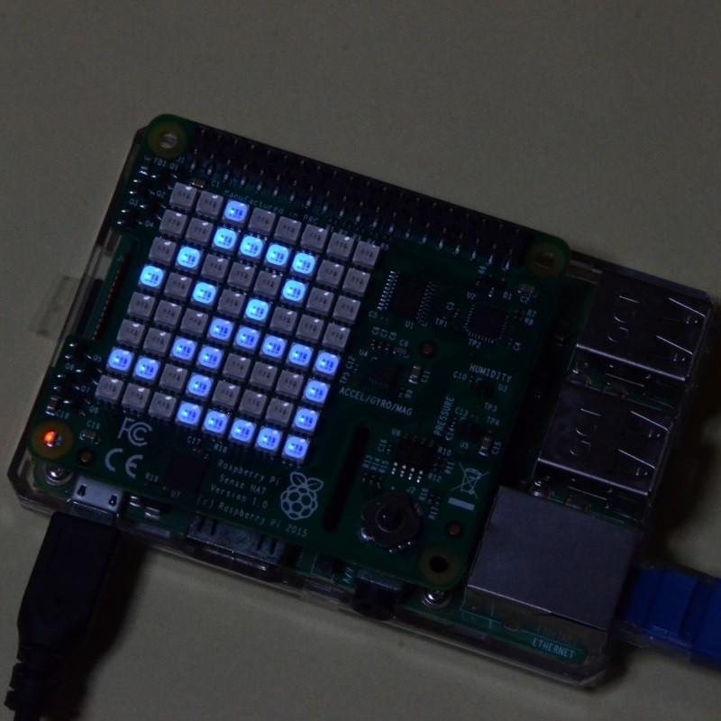 Raspberry Pi Zero WH + Sense HAT V1 + SCD40 連結基板で放熱性良好セット_16